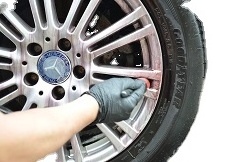 automotive detailing brake rail dust purple bleeding wheel pH balanced iron-contaminate remover rim cleaner for tire