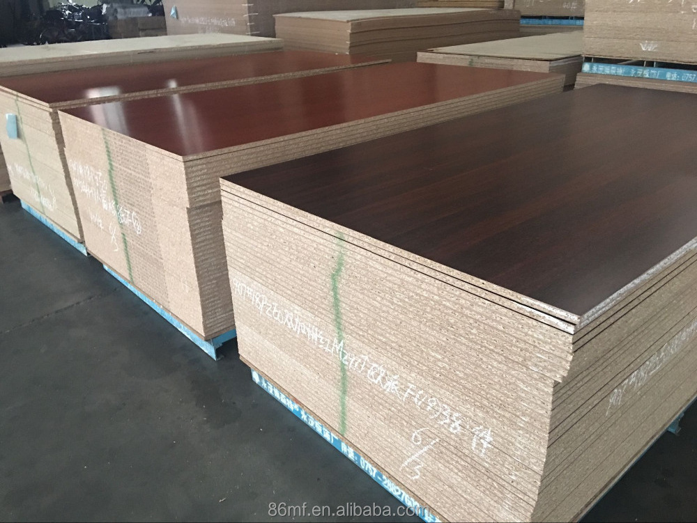 1220*2440mm 9mm/16mm/18mm/25mm melamine laminated chipboard