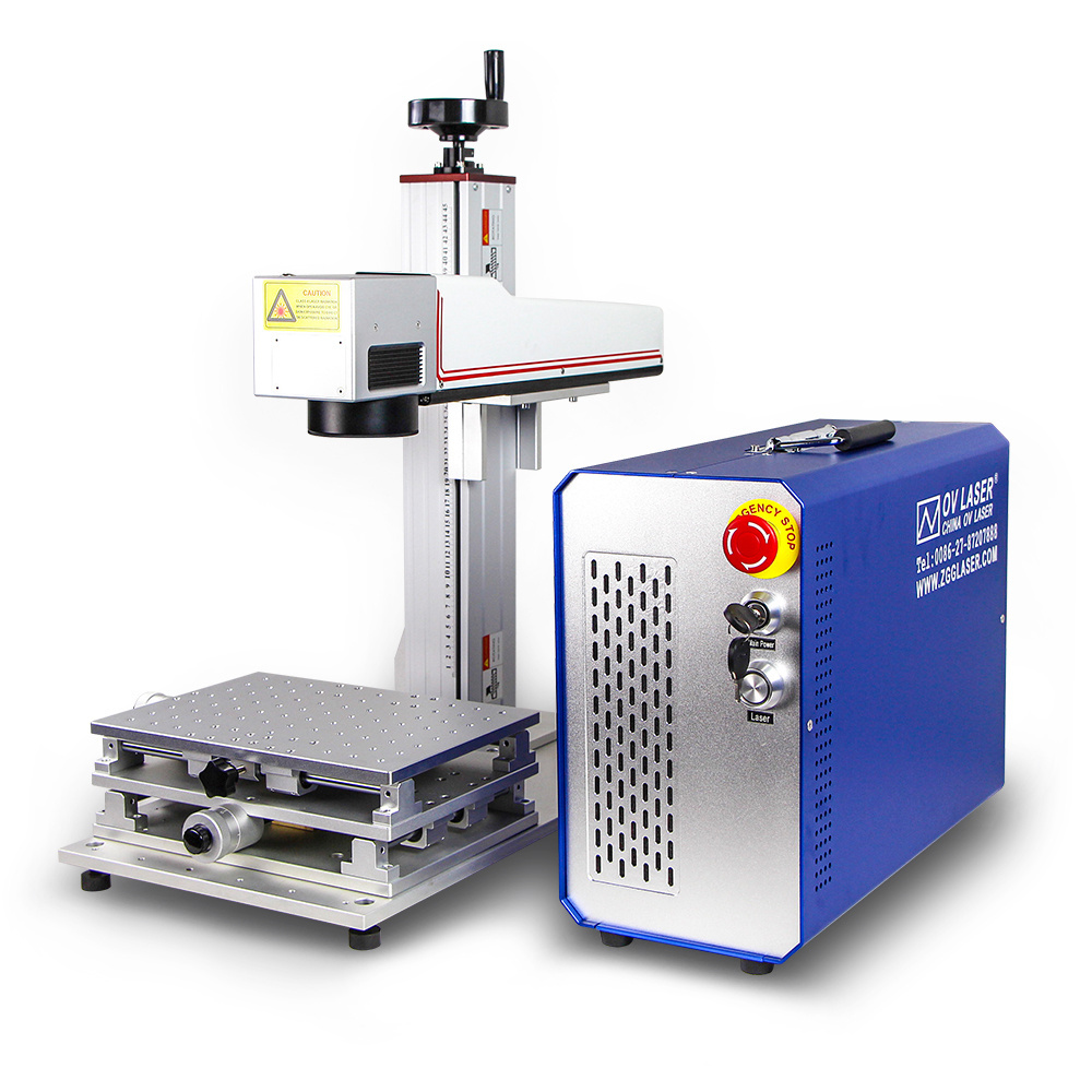 OV LASER FACTORY SALE 20w 30w 50w laser marking machine for zippo lighter engraving machine with factory price ,EZCAD software