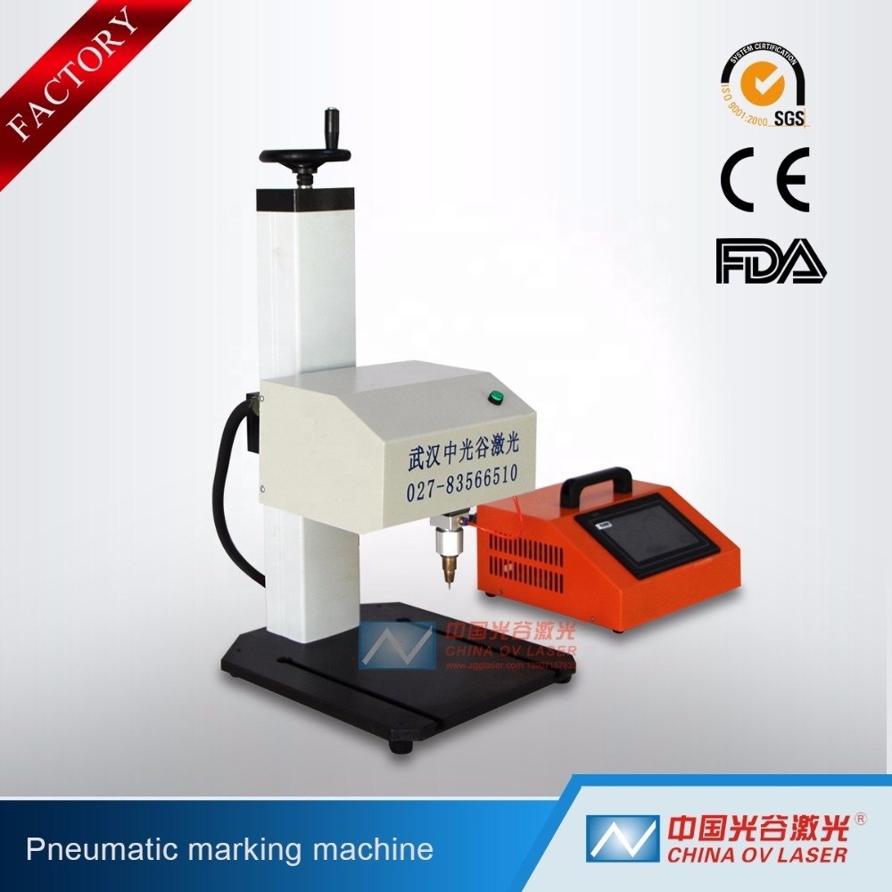 Portable Wholesale pneumatic dot peen marking machine and fiber laser marking machine