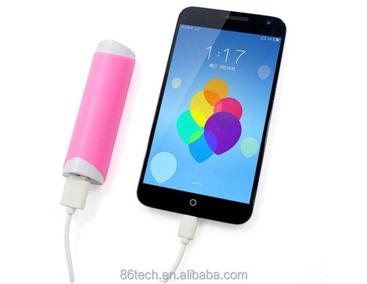 cute style heart shaped portable power bank / mobile battery charger / mobile power supply 2600mah for gift