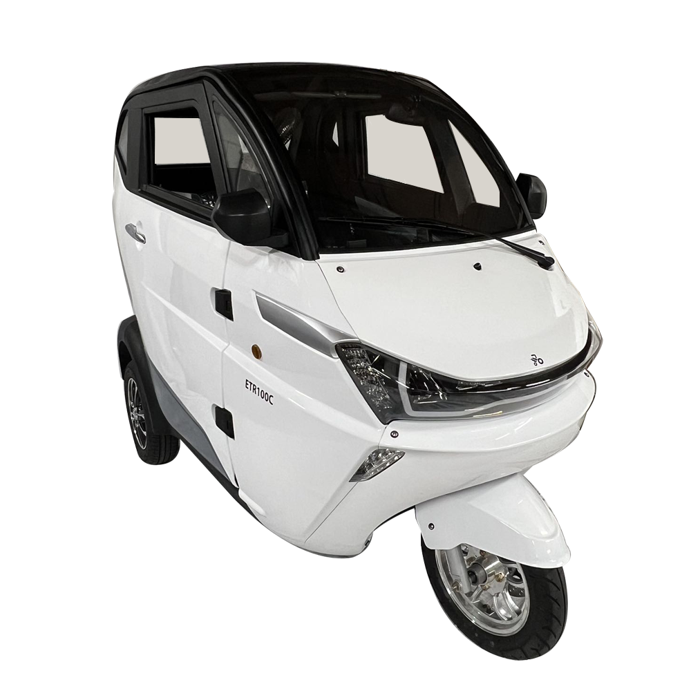 New Enclosed Electric Tricycle Small 3 Wheel Cargo Scooter CE Approved E Rickshaw Load Passenger Tricycle with Storage custom