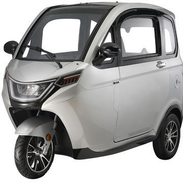 New Enclosed Electric Tricycle Small 3 Wheel Cargo Scooter CE Approved E Rickshaw Load Passenger Tricycle with Storage custom