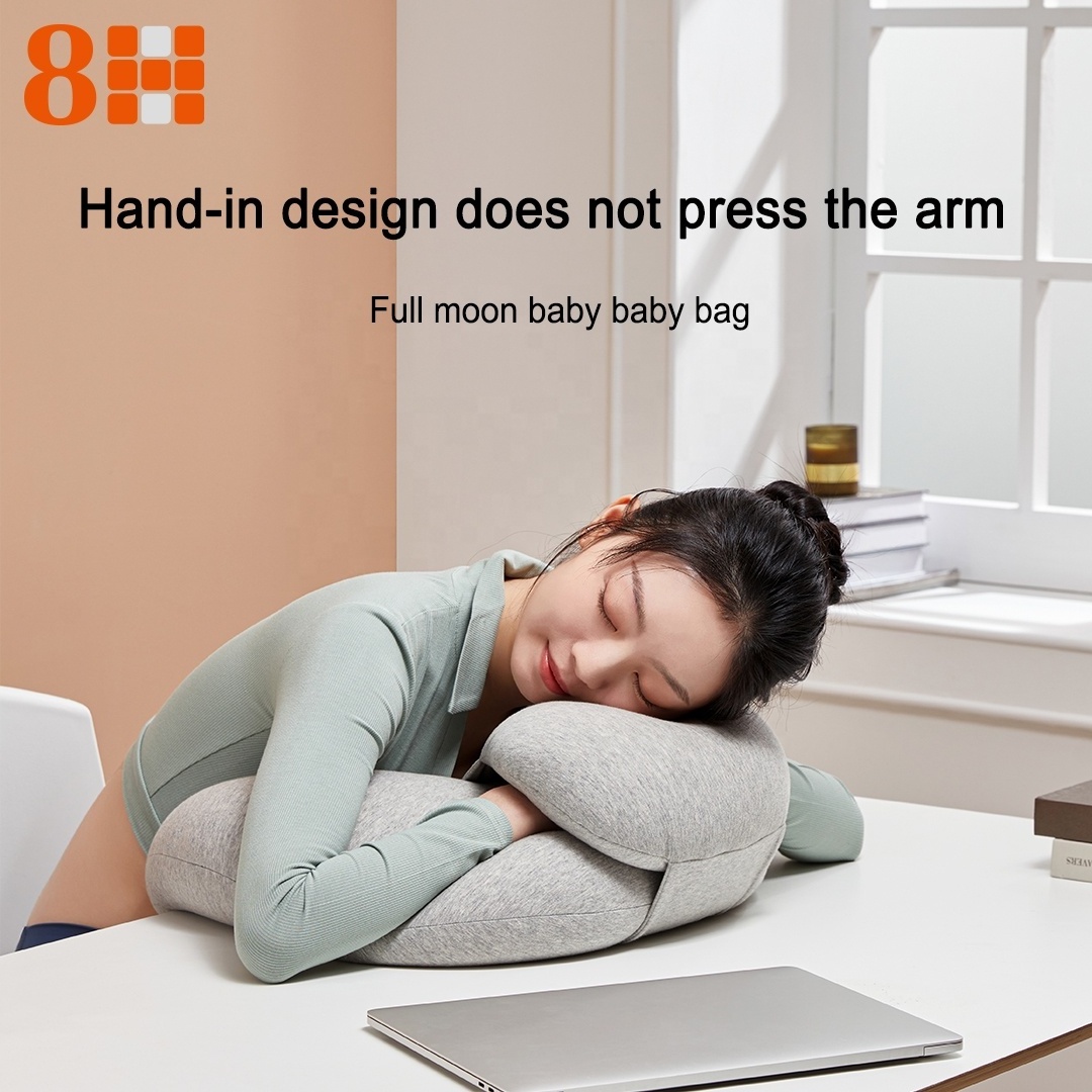 8H Neck Pillow Travel U-shaped Pillow Classroom Office Aircraft Soft Desk and Chair Neck and Back Support Multifunctional Nap Pi