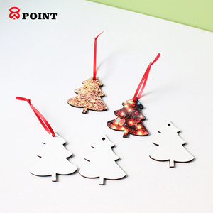 MDF sublimation plain Christmas ornaments Christmas flat ornaments