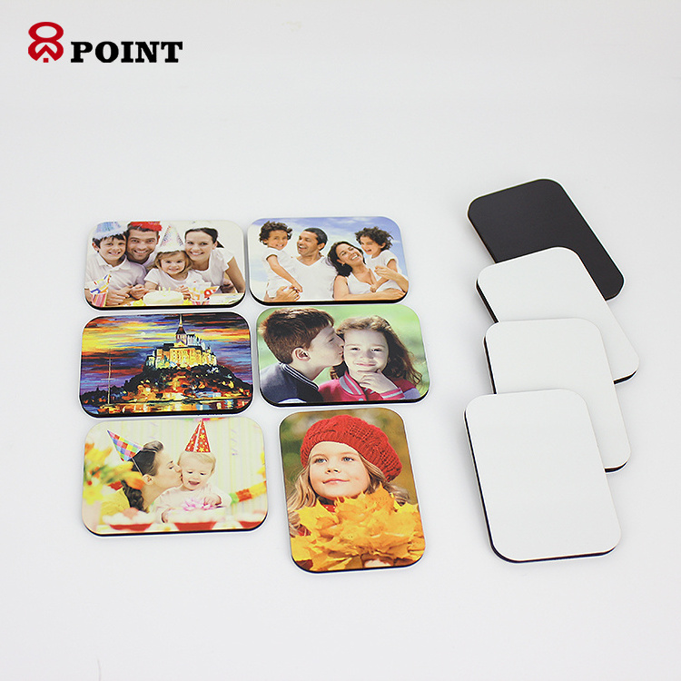 8point Wood Sublimation Blank personalized fridge magnets refrigerator Magnets custom menu sticker