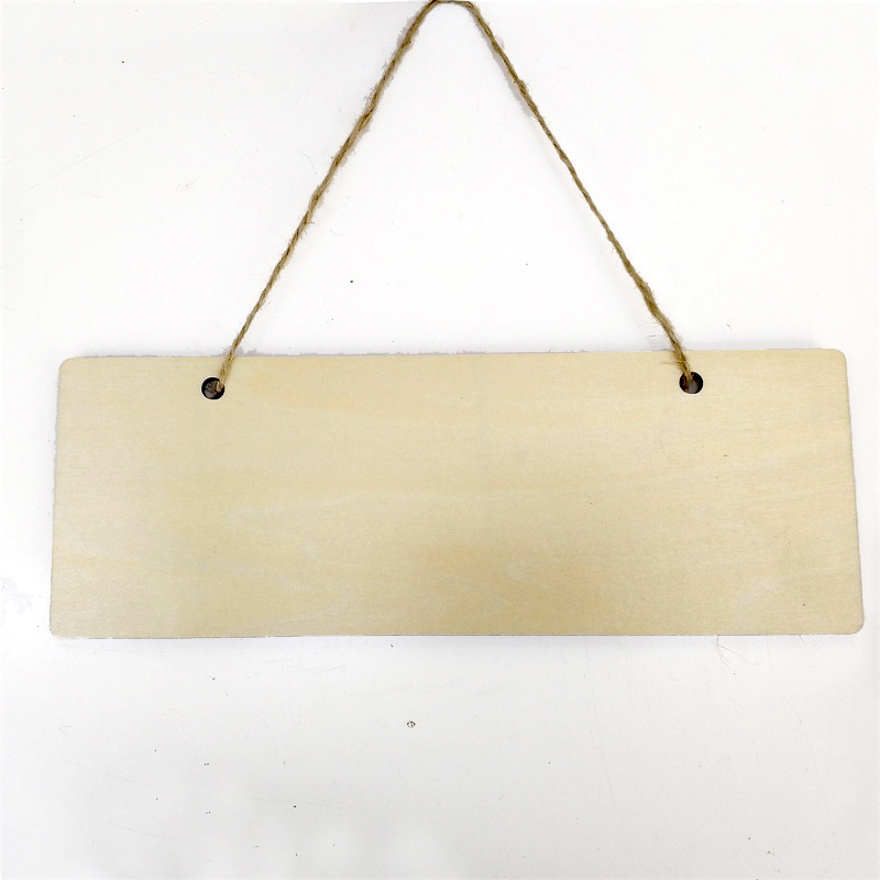 rectangle wood plaque Sublimation Door Wall Hanging Blanks Plywood For Sublimation