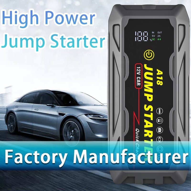 Hot Sale Waterproof 20000mAh Car Emergency Battery Jump Starter Power Bank For Up To 10.0L Gasoline And 7.0L Diesel Engines