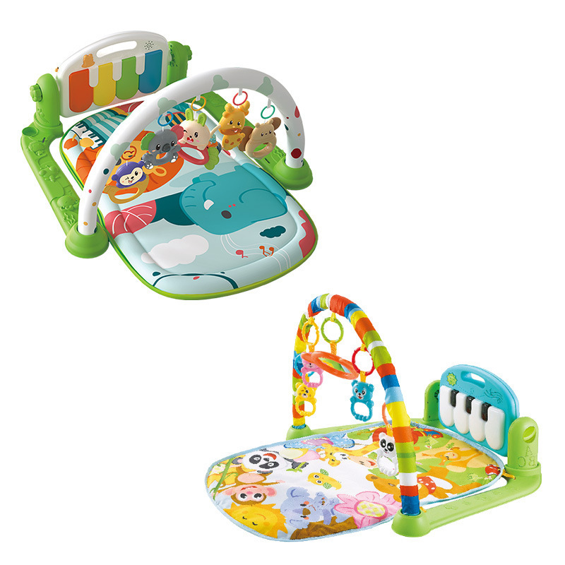 Cheap baby fitness rack music Pedal Piano toys 0-36 months Newborn baby piano play pads sell well in Africa and Asia