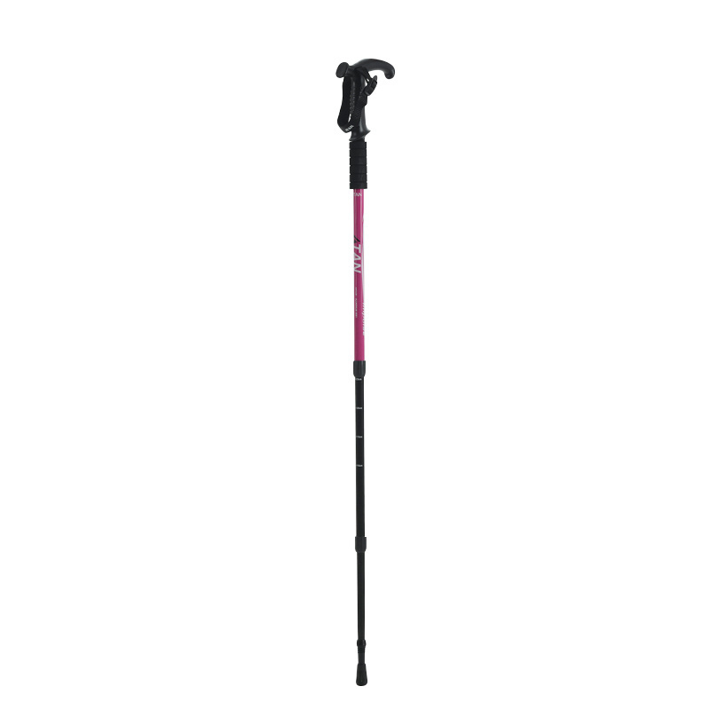 ATAN Foldable Crutch Trekking Pole Aluminum T Type Nordic Walking Sticks Walking Pole Alpenstock