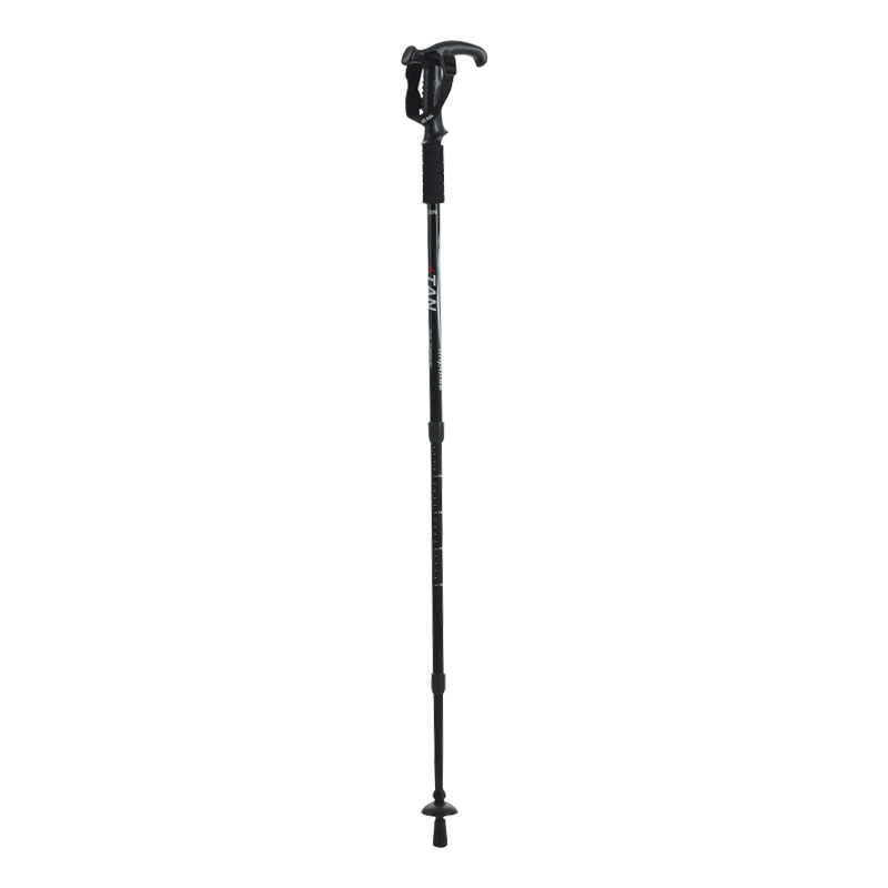 ATAN Foldable Crutch Trekking Pole Aluminum T Type Nordic Walking Sticks Walking Pole Alpenstock