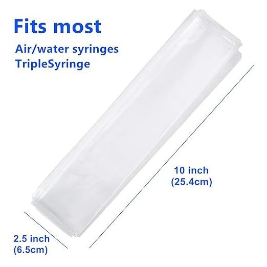 Dental Disposable Plastic Triple 3 Way Air Water Syringe Sleeve Cover