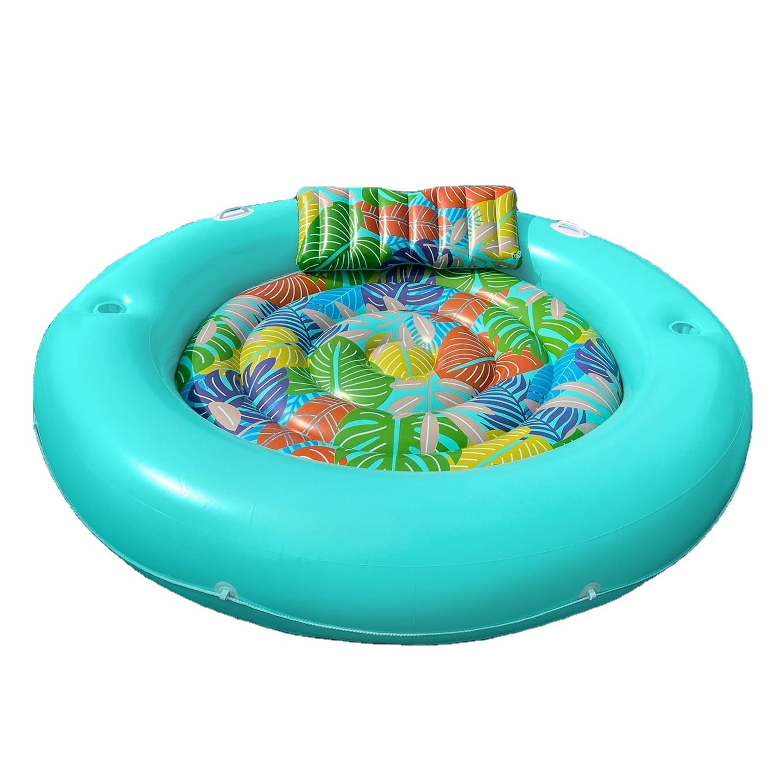 Tanning Pool Lounger Float - Poolside Tanning Lounge Float - With Pillow, Perfect for Relaxation