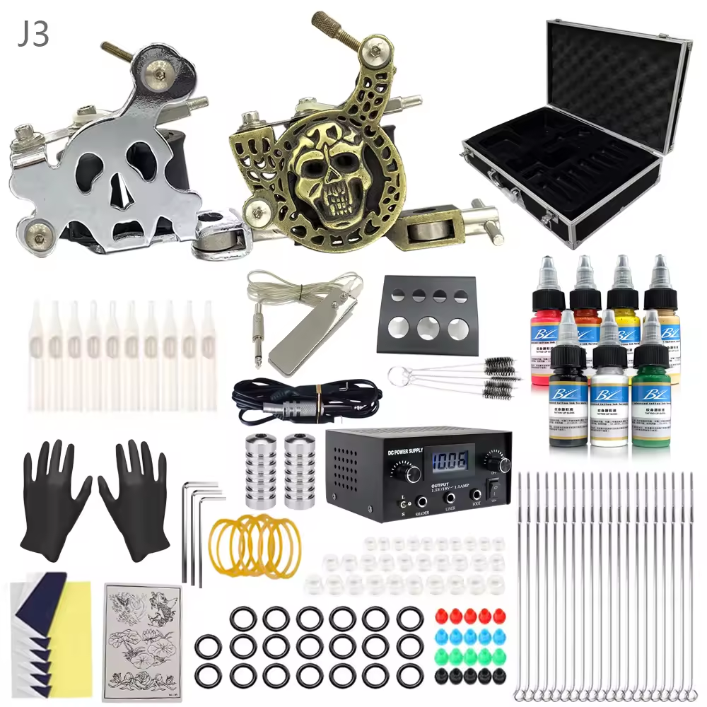 Berlin Complete Tattoo Kit Professional 2 machine manufacturer kit