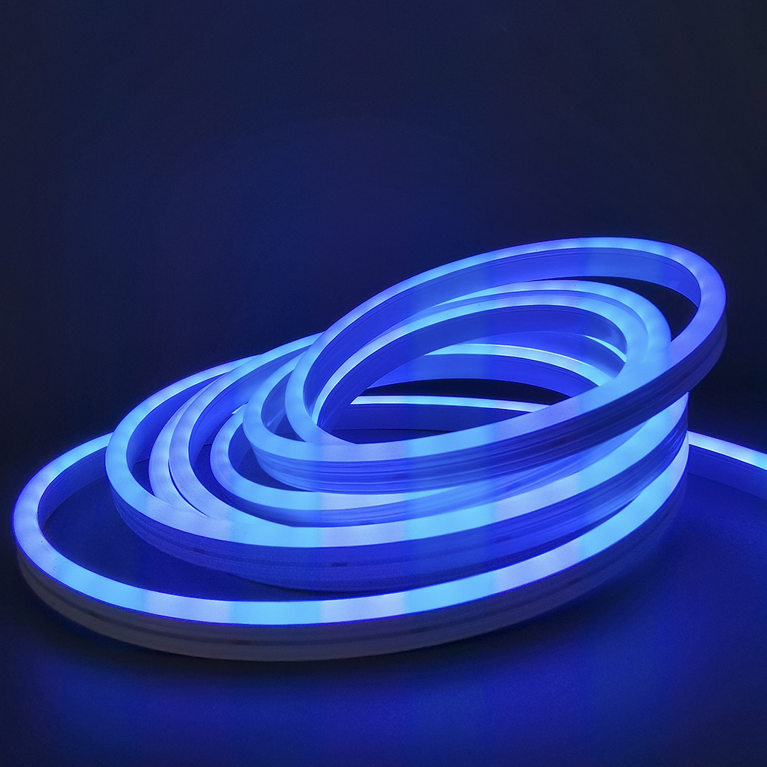 High quality 12V waterproof IP68 2835 6x12mm RGB led flexible silicone led neon rope for wholesale neon signs