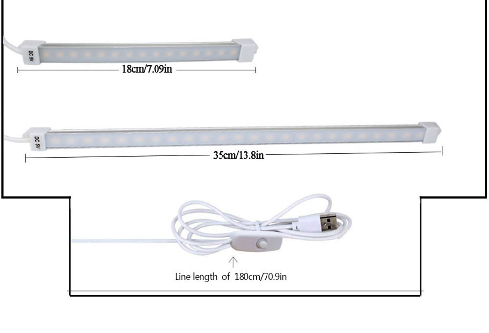 12V 5630 5730 72leds per meter high lumens with aluminum frame led strip rigid bar for cabinet lighting jewelry lighting