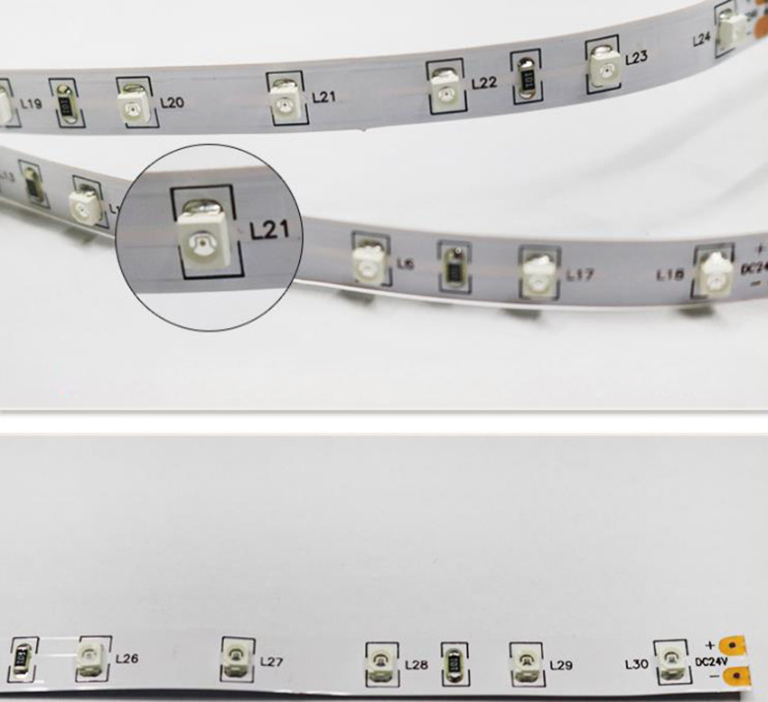 Flexible FPC SMD5050 2835 ir 940nm infrared led strip light 850nm  for camera light