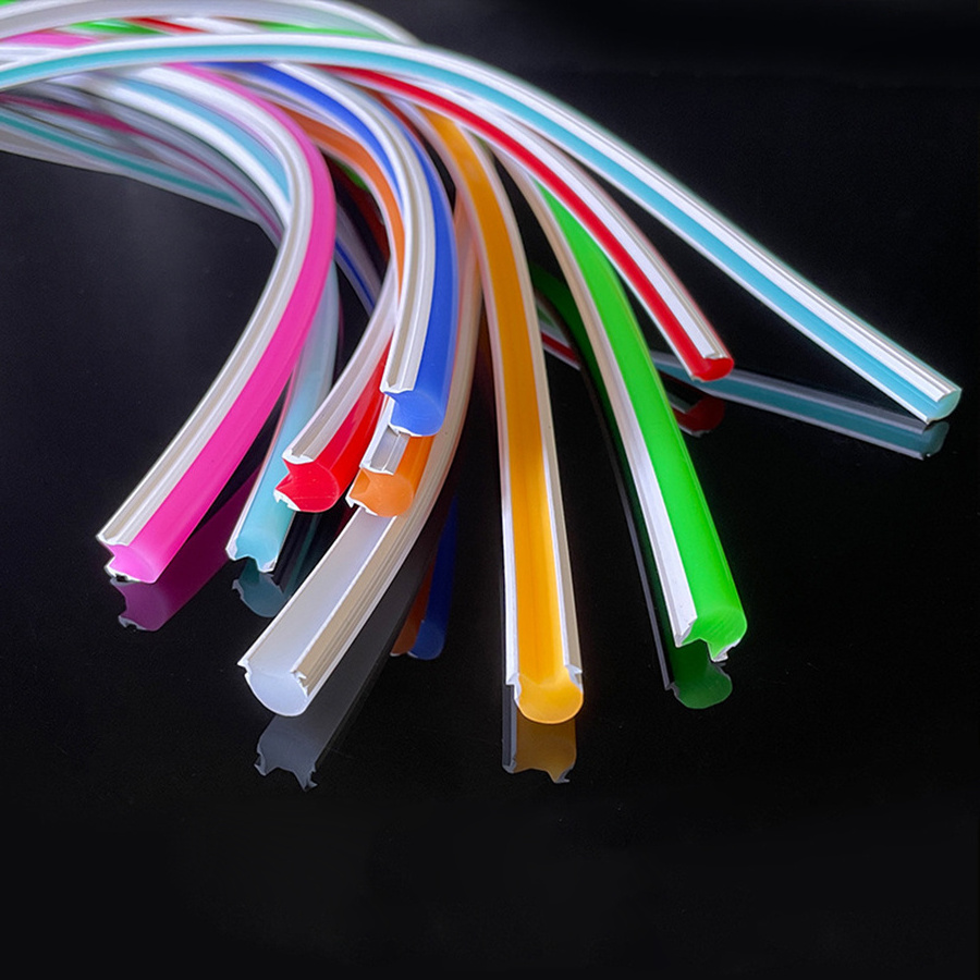 Pure silicone 6mm 8mm 12mm split separate silicone neon strip 12v silicone led neon tube neon lights