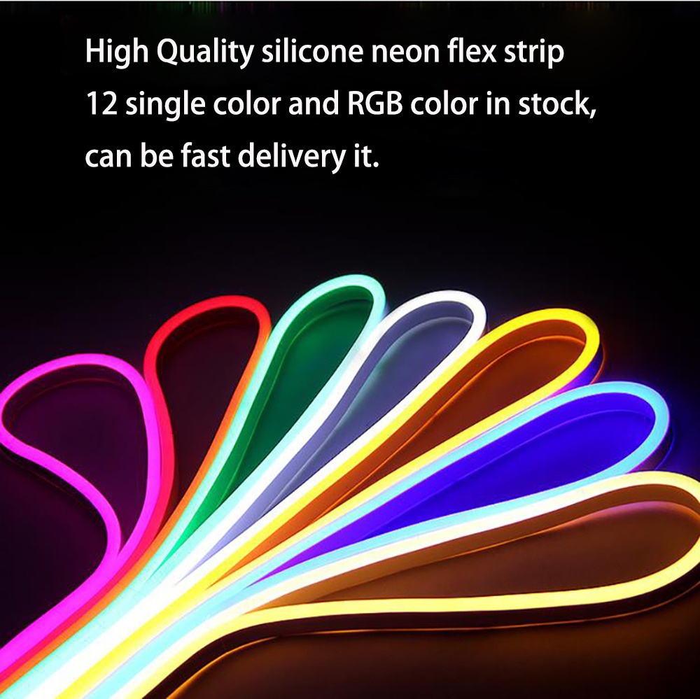 high quality ip68 led neon light flexible neon flex 12v 24v for outdoor neon signs decoration