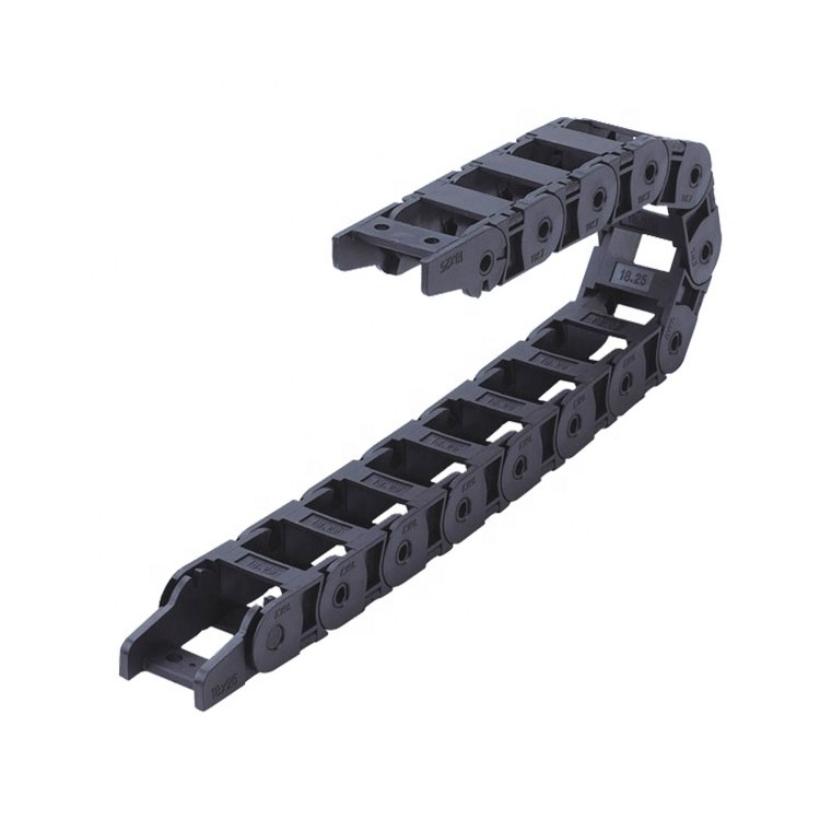 15*20MM Nylon Machine Wire Carrier Drag Cable Chain Semi Closed Type