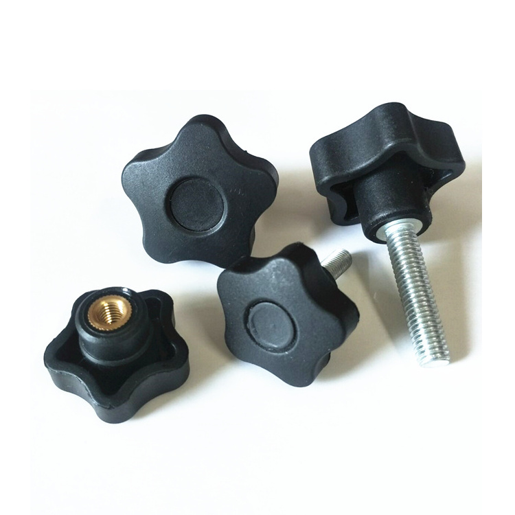 Five star plastic hand knob 5/6-18 Thread