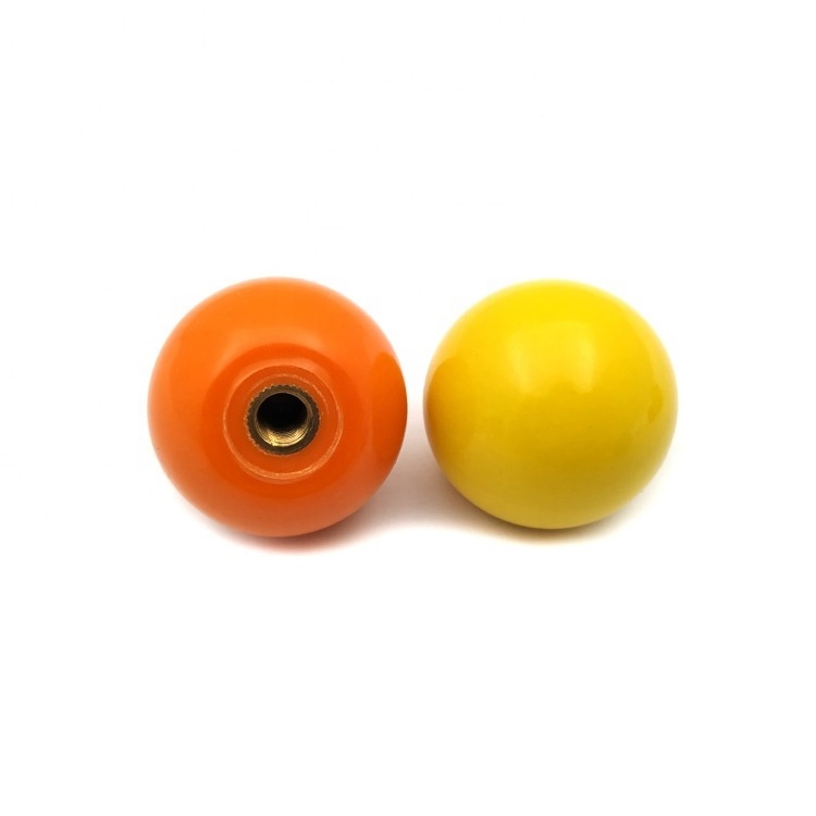 Threaded plastic ball m3 bakelite balls knob white 9001