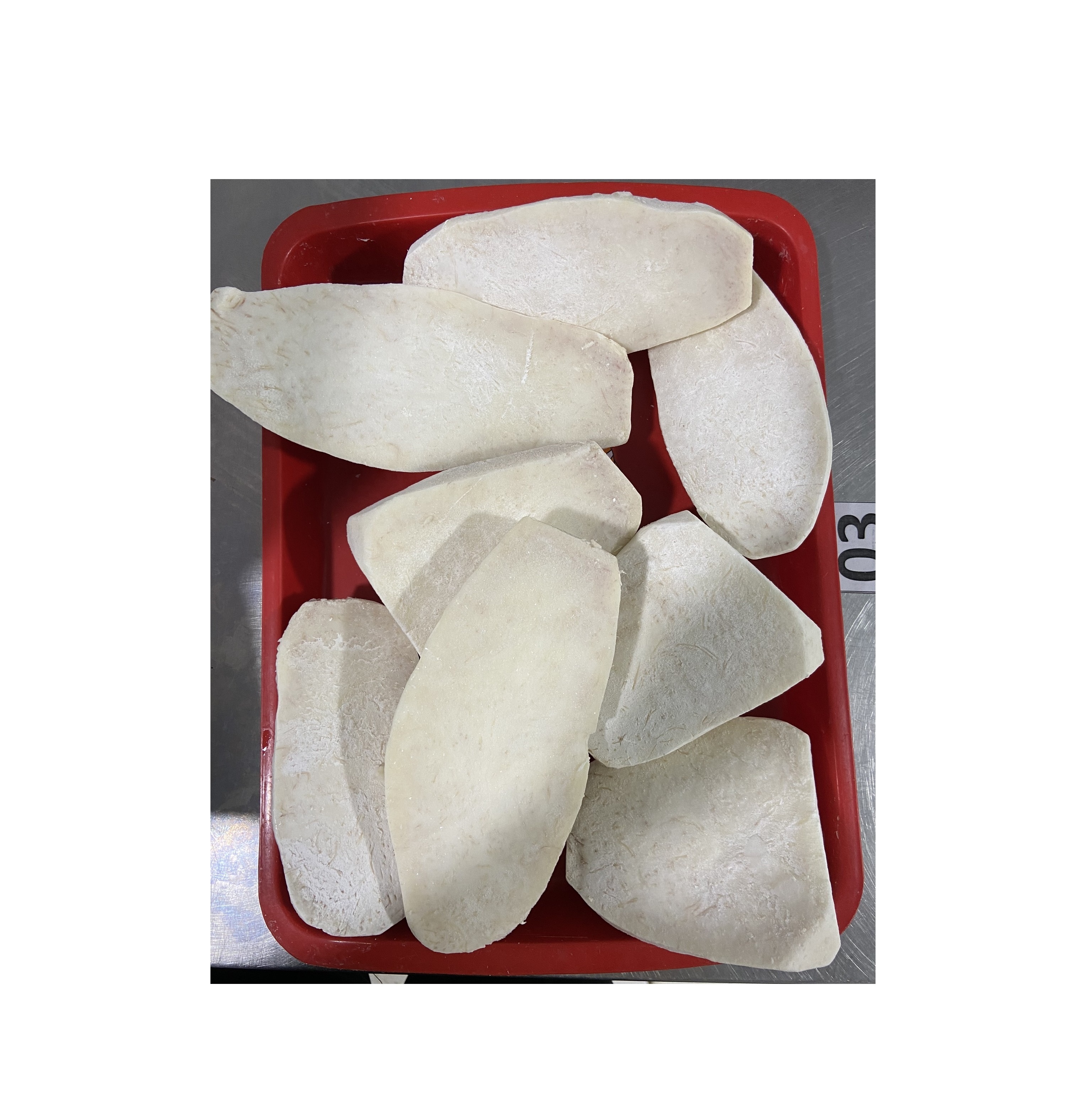 TOP SELLING High quality Cassava Root in Freezer / Frozen taro half cut for cooking / Frozen sweet potato sandy99gdgmailcom