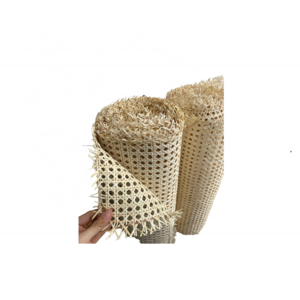 Pre Woven Rattan Open Mesh Cane/ Net Rattan Weave Wicker Cane Webbing for rattan customized crafts basket