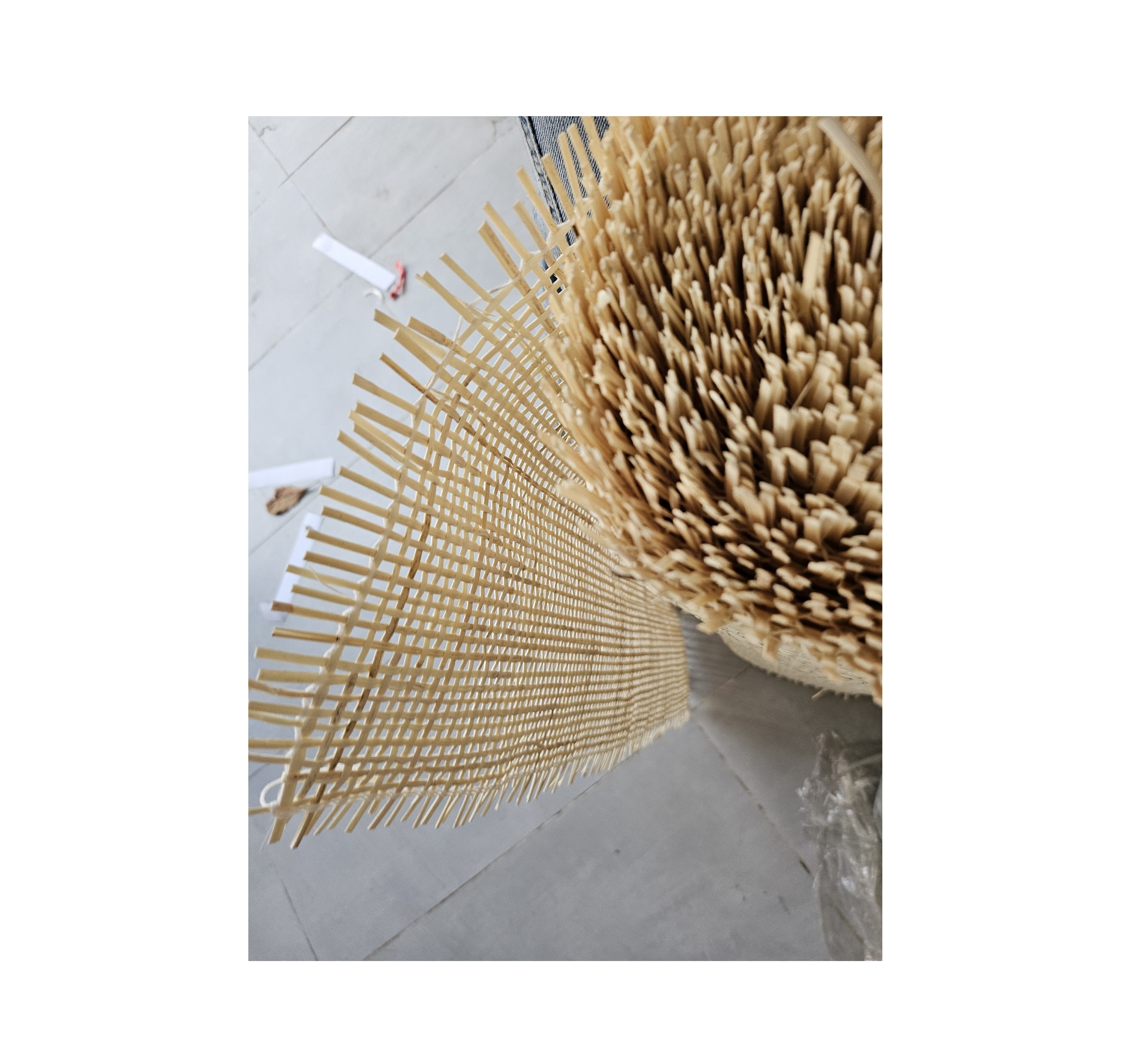 Vietnam High quality Natural Pre-woven Open Mesh Cane Cut to the length /90cm Wide, NATURAL Radio Weave Rattan Cane Webbing