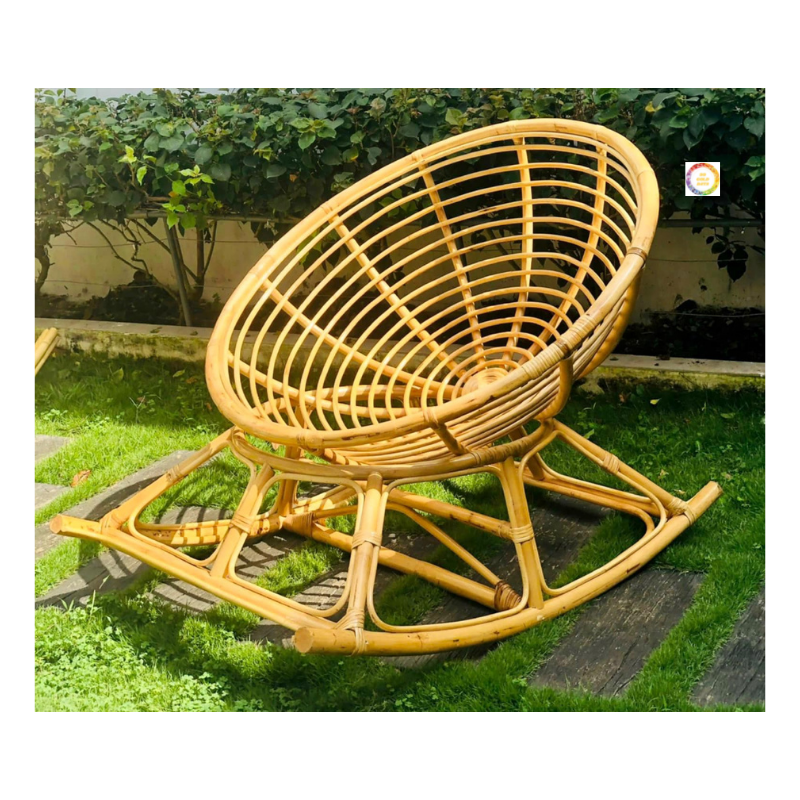 Best Selling Rattan Papasan Cushion Chair - Papasan Loveseat - Rattan Rocking Chair Made In Vietnam