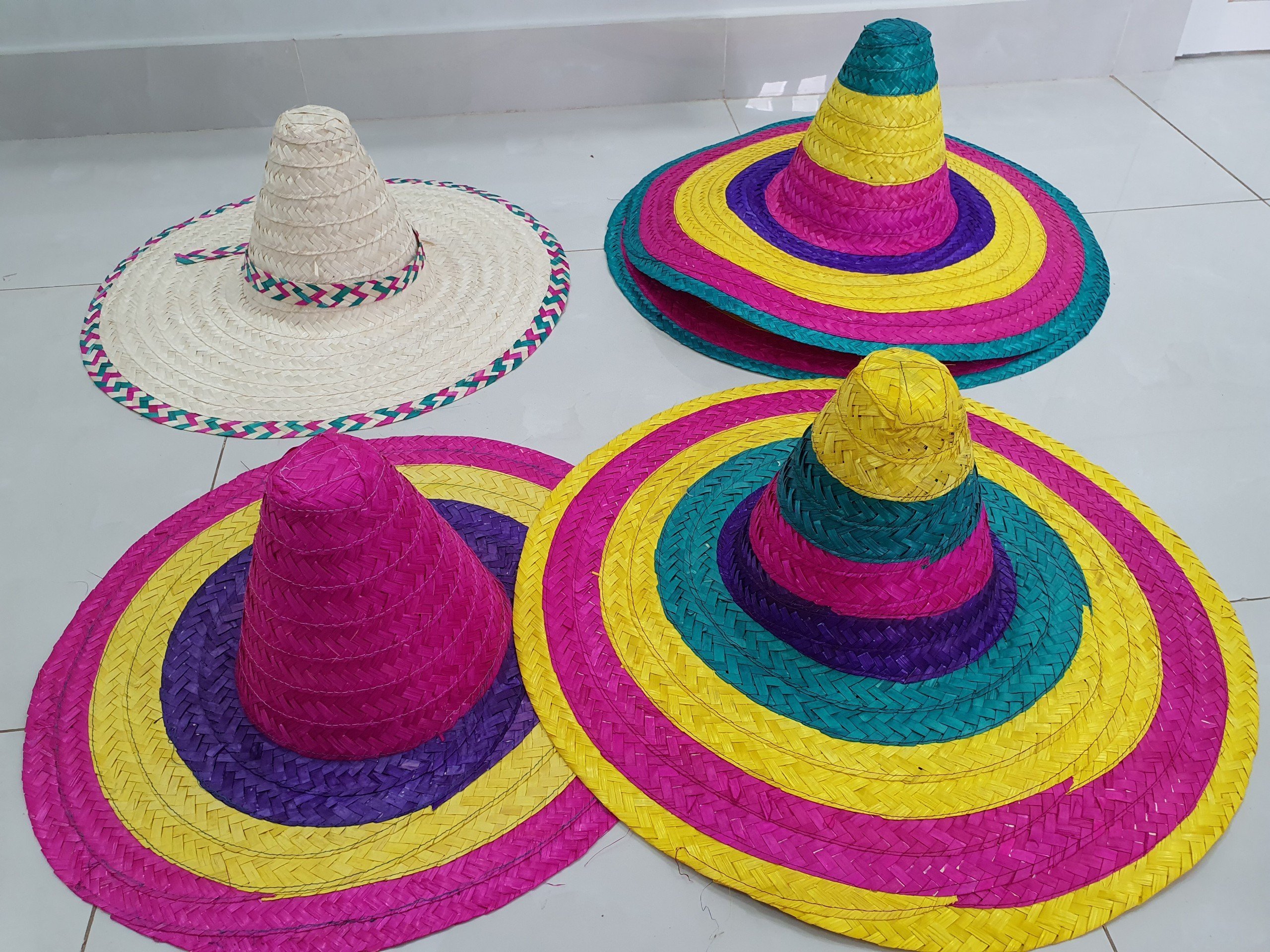 Best sale price handmade mexico straw sombrero hat for straw party hat wide brim hat festival ( 0084587176063 whatsap Sandy)