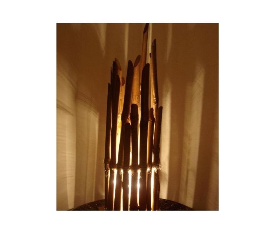 BEAUTIFUL BAMBOO LAMP FROM VIET NAM 99GD