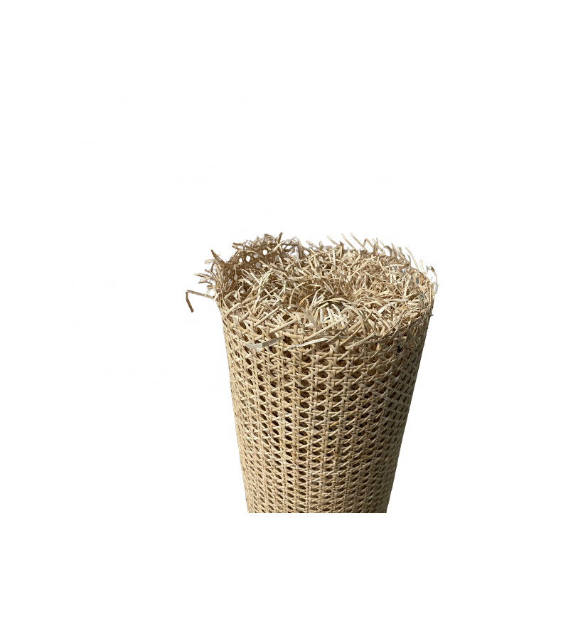 Rattan Cane Webbing Roll with Skin Peel Bark / Ornament Kits Pre- Woven Cane Real Rattan Cane Wicker Net Braid Accessories DIY