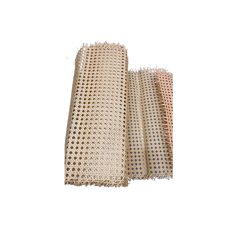 Factory Vietnam bulk quality Plastic Artificial Rattan Wicker Cane Webbing Rattan Woven Roll for plastic cane basket furniture