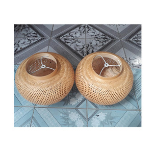 Vietnam Bamboo Art Natural Bamboo Weave Dome Shade Ceiling Light Bamboo Pendant Light 99GD