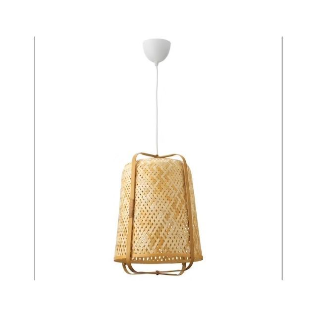 Fashionable Wicker Chandelier Rattan Hang Light Hand-Woven Bamboo Pendant Lamp Made in Vietnam