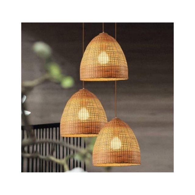 High Quality Hanging Light Bamboo Lamp Luxury Made in Vietnam Decorative Lighting Style