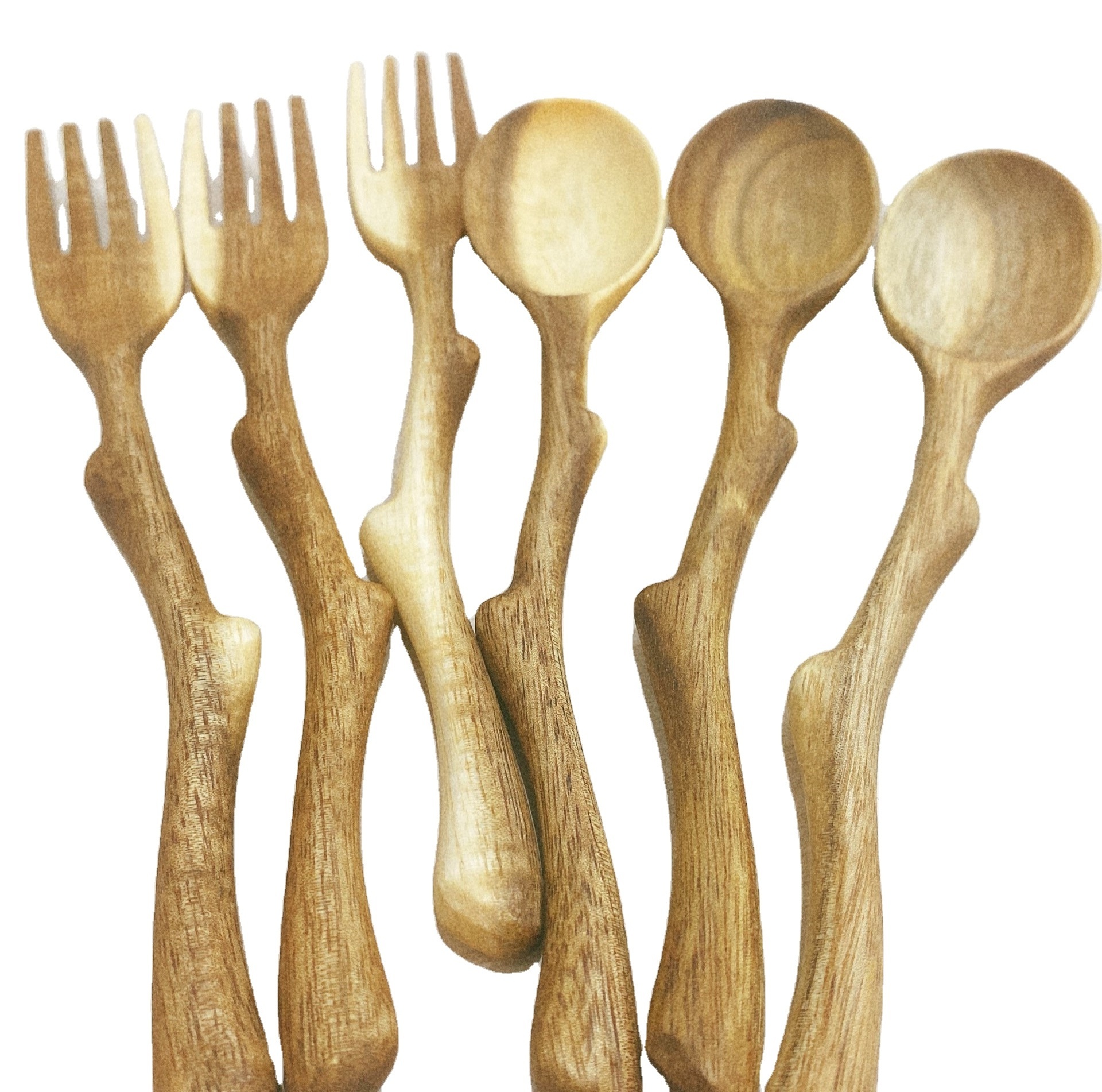 Hand Shaped Wooden Spoon For Soup Use In Hotel Restaurant Dining Table Modern Flatware Made in Vietnam From 99 Gold Data