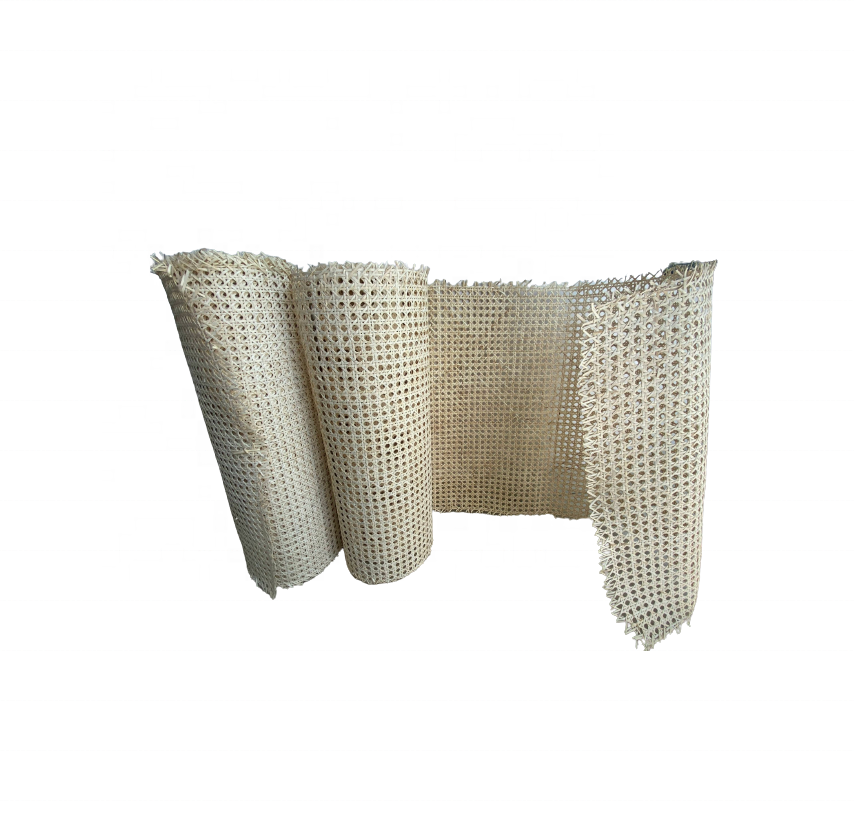 Semi Bleached Rattan Herringbone Weave Cane / Brown rattan webbing for making rattan bamboo furniture garden home craft gifts