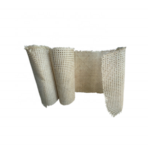 Semi Bleached Rattan Herringbone Weave Cane / Brown rattan webbing for making rattan bamboo furniture garden home craft gifts