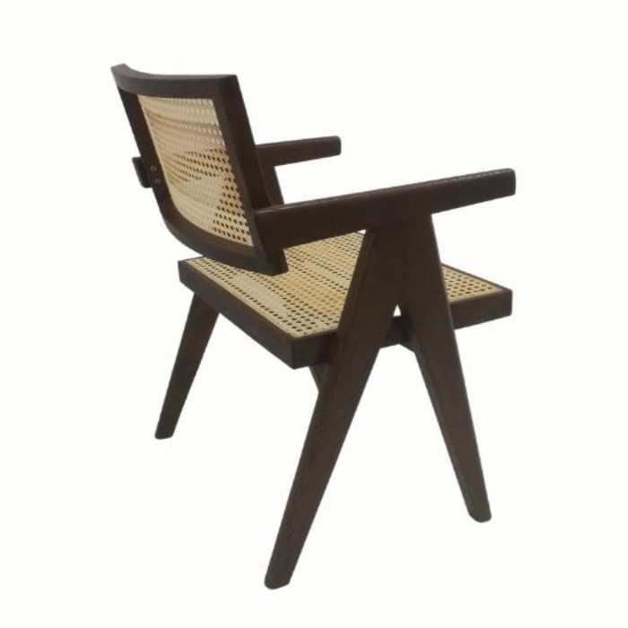 Eco Friendly Wooden Chairs with Rattan Seat Back High Quality Suitable for Indoor Outdoor Living Room Decorative Interior