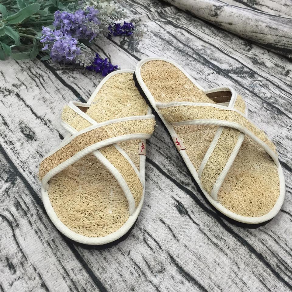 Shoes Accessories for Womens Loofah Slippers made in Vietnam Handicrafts with good quality and cheap price 2022