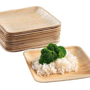 Top quality Disposable Bamboo Plates, Areca leaf products Best price for Export in Vietnam