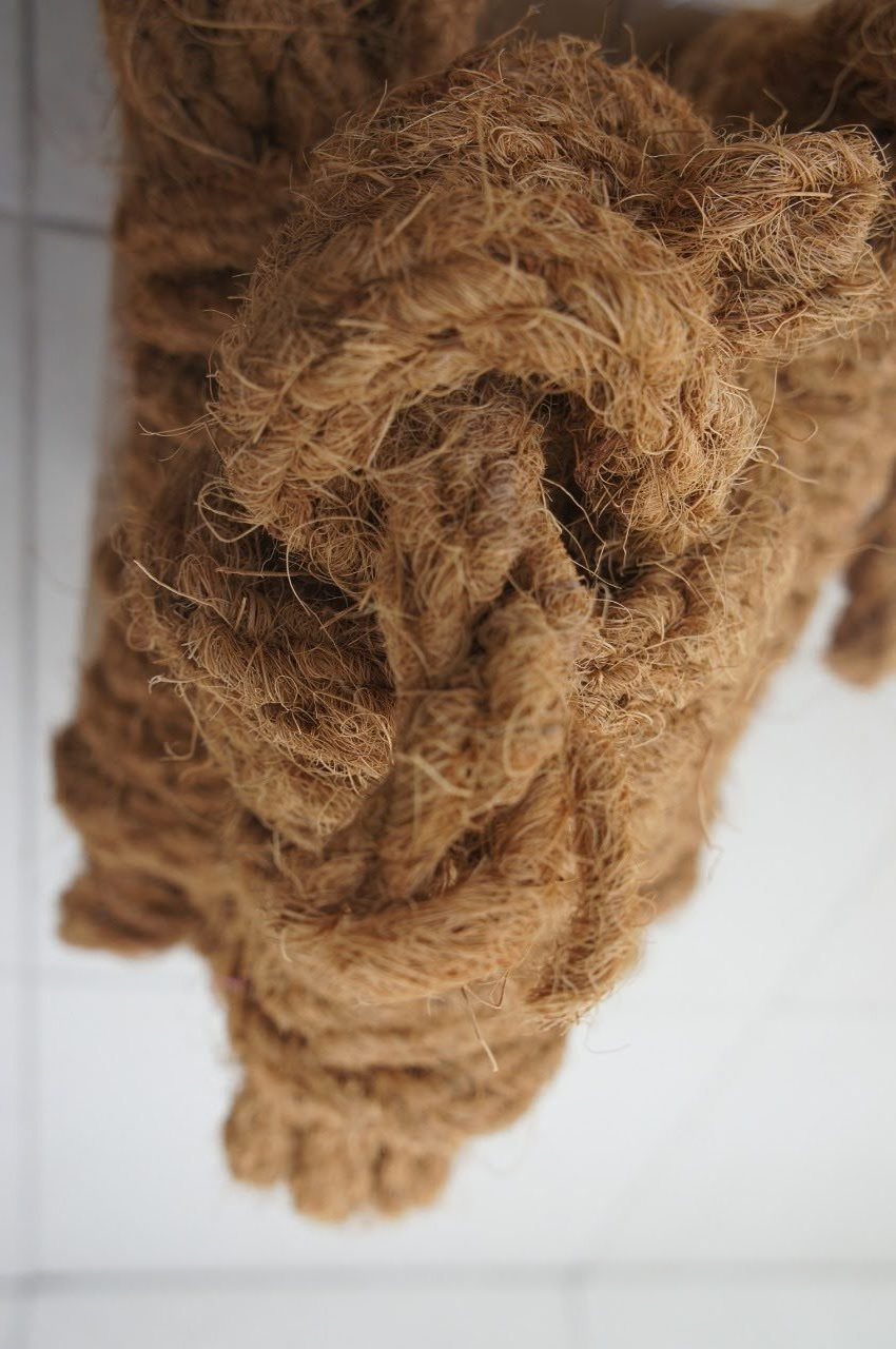 Natural Jute Rope Twisted For Craft Dock Decorative Factory Price Gardening Twine 10mm Coir Rope in Vietnam