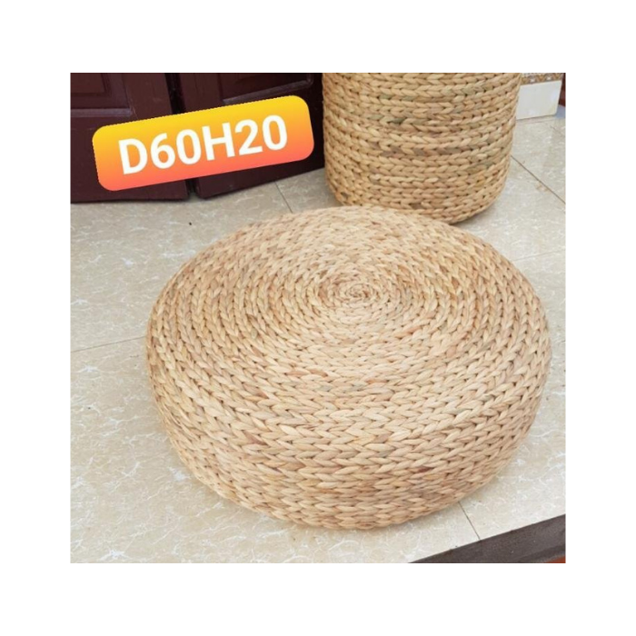 Wholesale Vietnam Handmade Cushions Woven Water Hyacinth Cushion For Home Decoration Yoga or Meditation With the Best Price