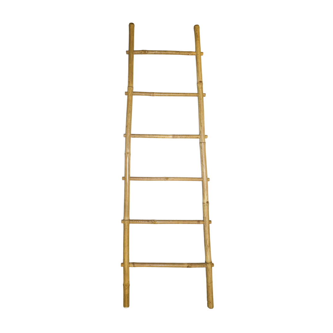 Best Price Offer and High Quality Customizable Stair Bamboo Ladder 100% made from Vietnam Bamboo for Decorative Purposes