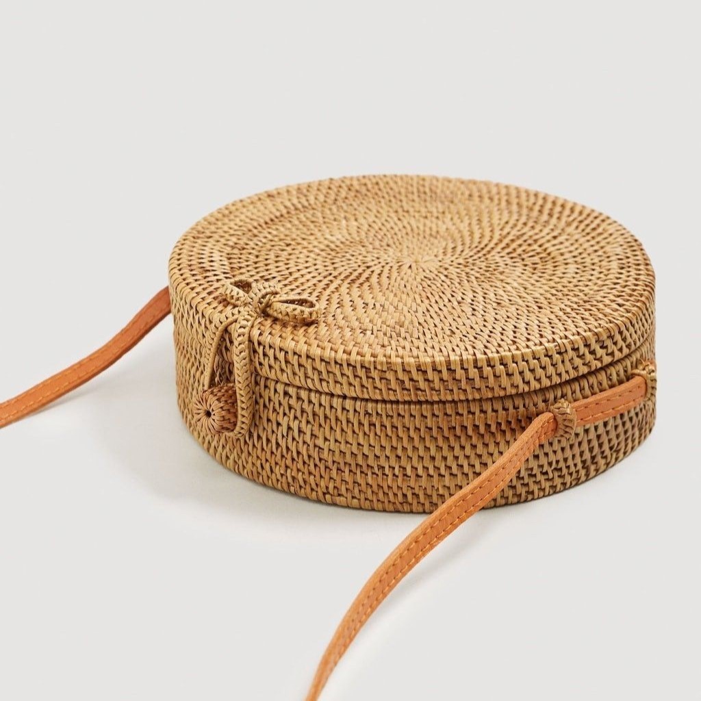 2023 Fashion Bag Customized OEM Handmade Woven Ladies Clutch Straw Rattan Handbags Tote Women's Beach Bag For Women