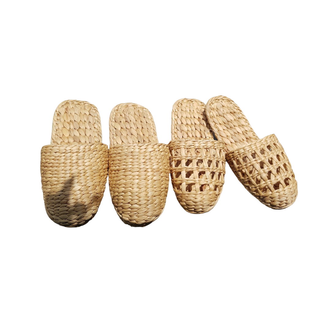 Low Price Durable Handmade Flip Flop Water Hyacinth Slippers For Home Usage - Handicraft Sandals in Vietnam 99GD