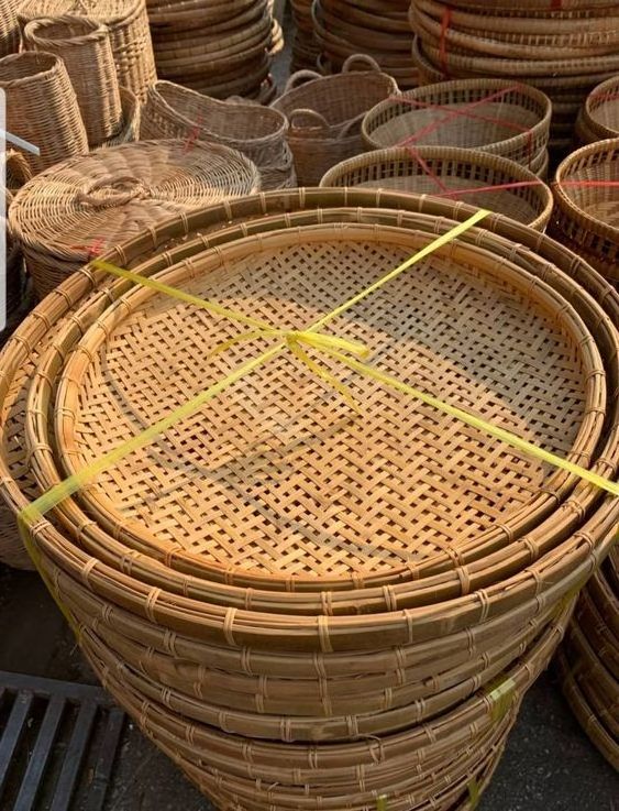 Vietnam Unique Bamboo Winnowing Basket For Decoration High quality Bamboo Steamer For Food Cooking Basket