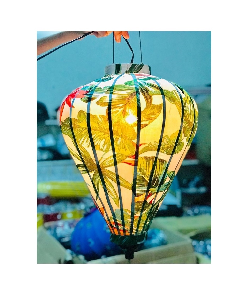 Vietnamese Hoi An bamboo silk lantern 35cm - Wedding lamp. Garden lantern. Waterproof lantern outdoor from Vietnam factory